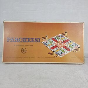 Vintage 1964 Selchow & Righter Parcheesi Gold Seal Edition Board Game COMPLETE